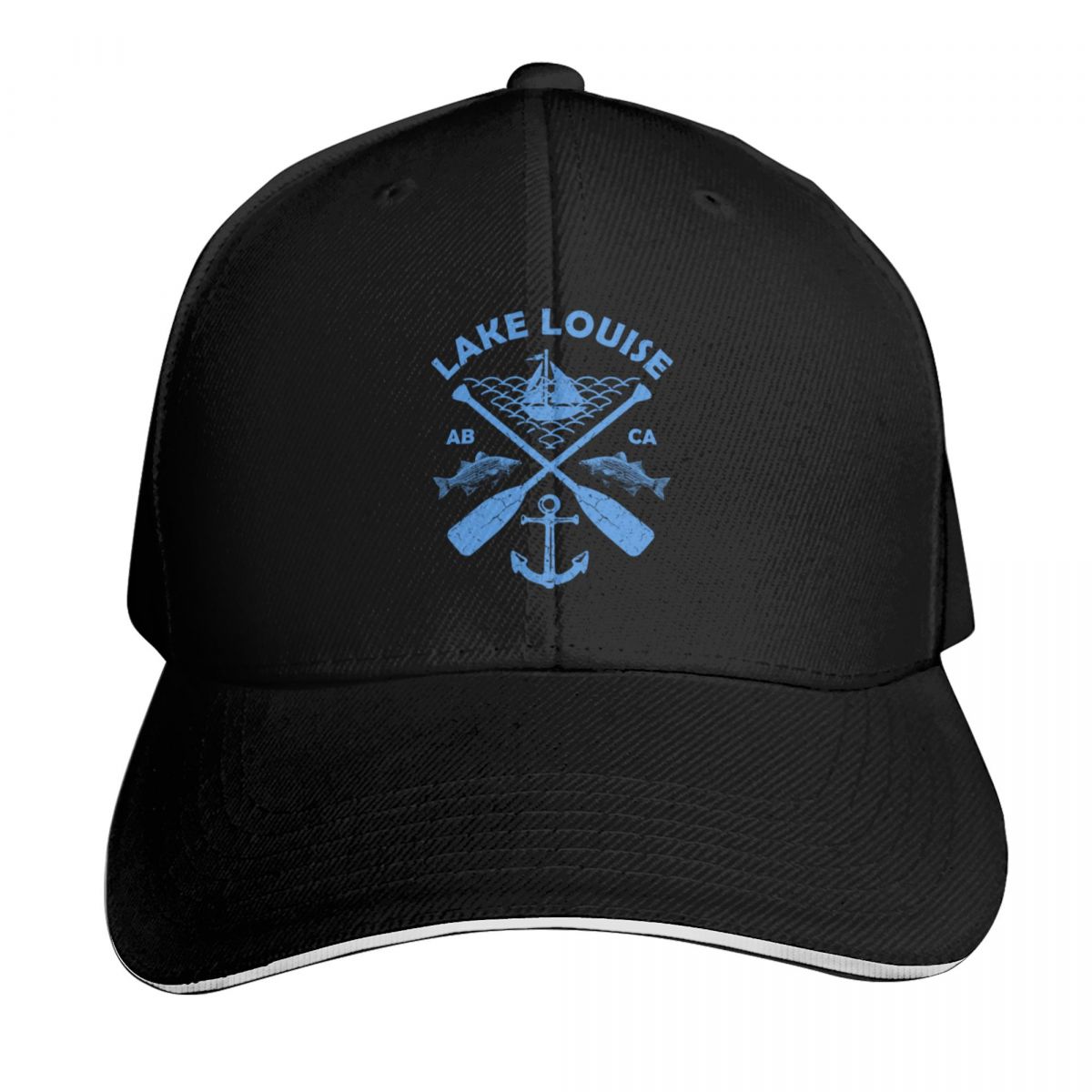 Outdoor Adventure Brands - Lake Louise, Alberta, Kanada Abenteuer-Baseballmütze, Snapback-Kappe,