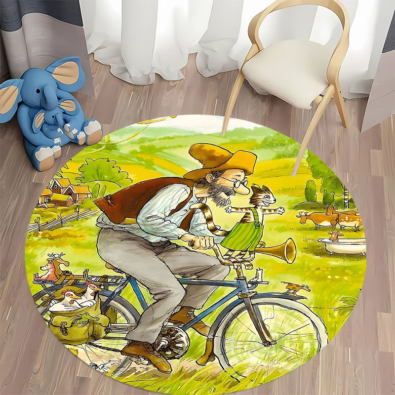 Outdoor Adventure Farm - Kostenloser Versand! Whimsical Bicycle Adventure Rural