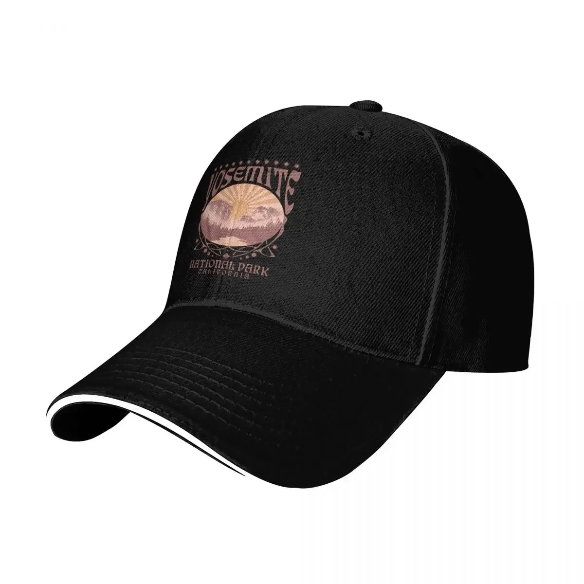 Outdoor Adventure Brands - Neue Nationalparks Yosemite Dekorative Ovale Peach