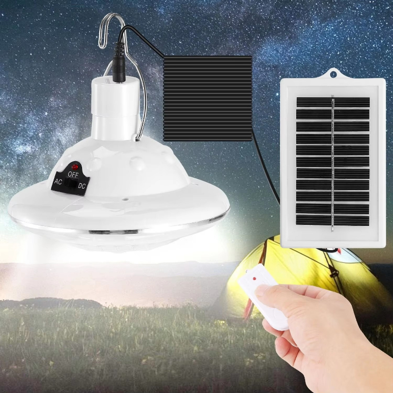 Outdoor Adventure Ni - Tragbare LED-Campinglampen, Solar-Kronleuchter, mit Notfallbirnen, geeignet