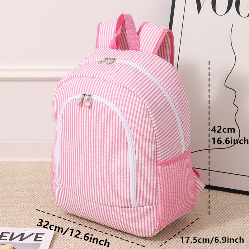 Neuer rosa gestreifter Rucksac – Outdoor Adventure Books Bewertung und Preis