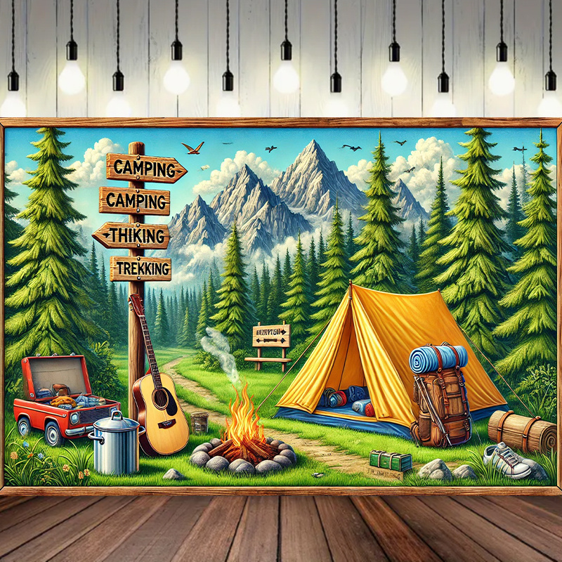 1, Camping- und Outdoor-Abente – Outdoor Adventure Background Bewertung und Preis