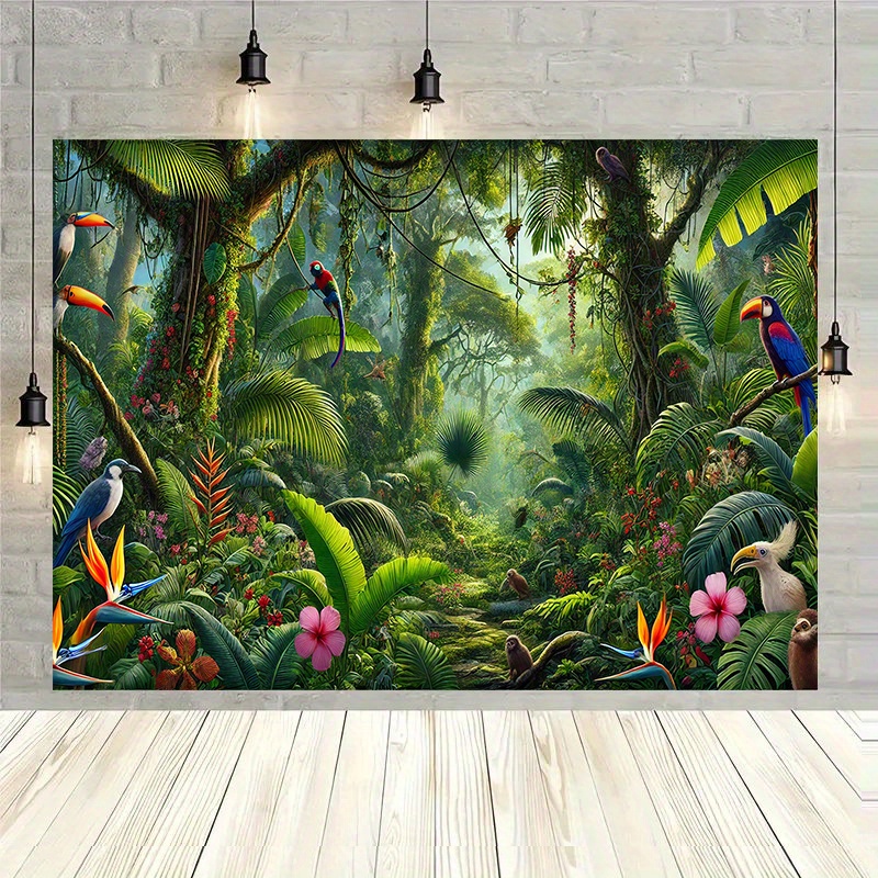 1 Stück Dschungel Abenteuer Hi – Outdoor Adventure Background Bewertung und Preis
